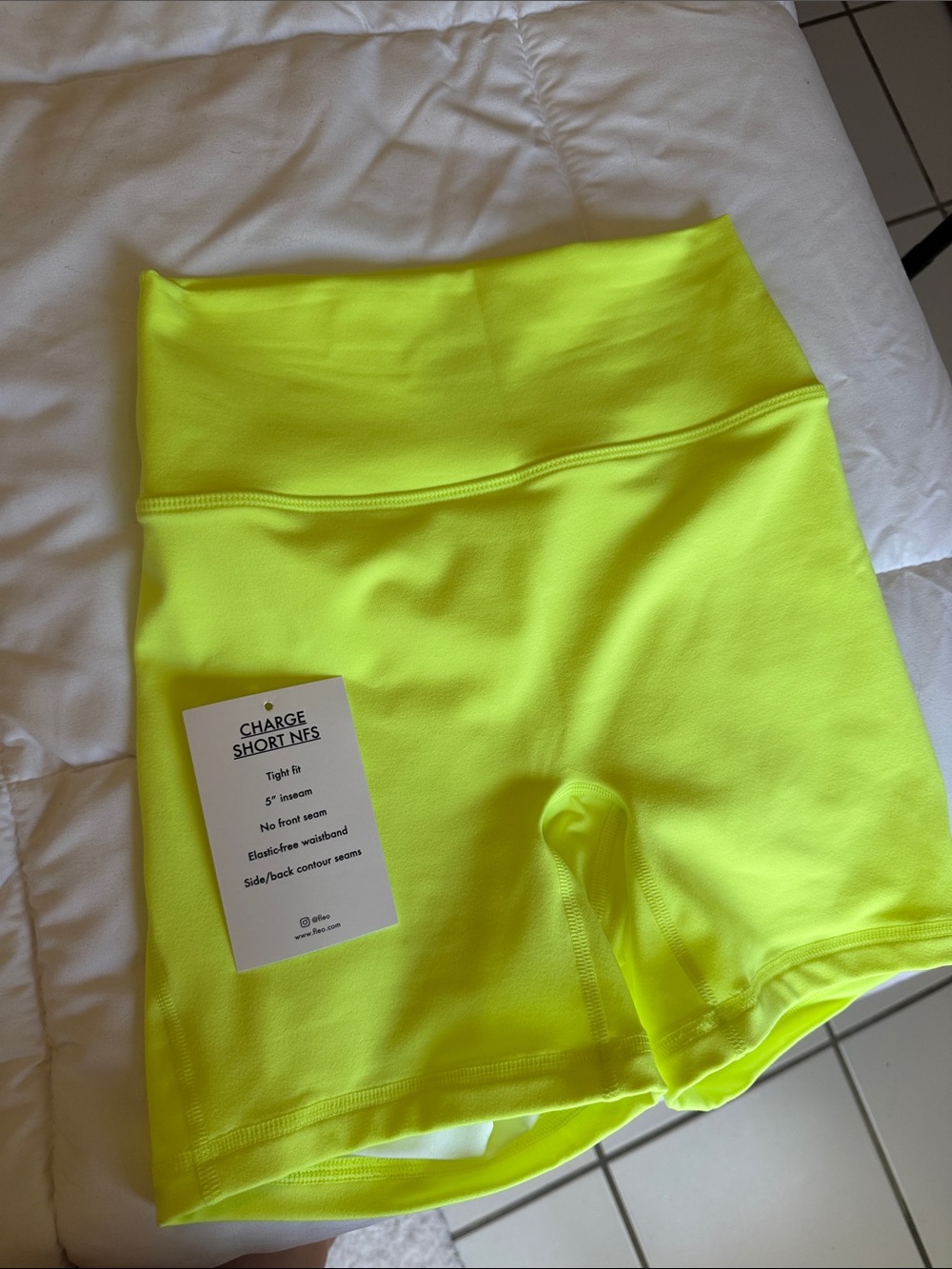 FLEO NEON YELLOW SHORTS